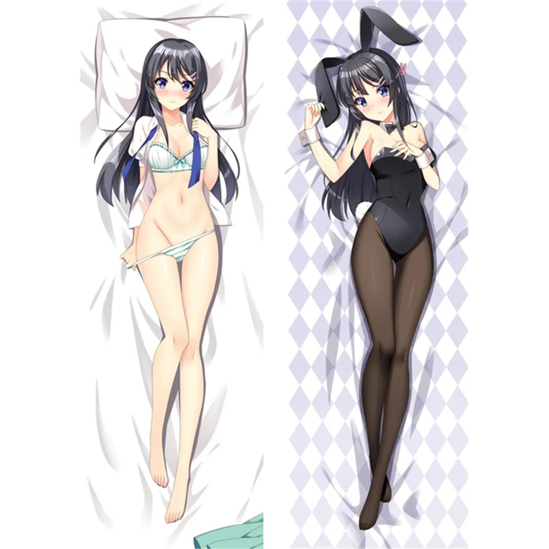 

Seishun Buta Yarou Sakurajima Mai Подушка «Dakimakura» чехол аниме девушка обнимающая Подушка Чехол
