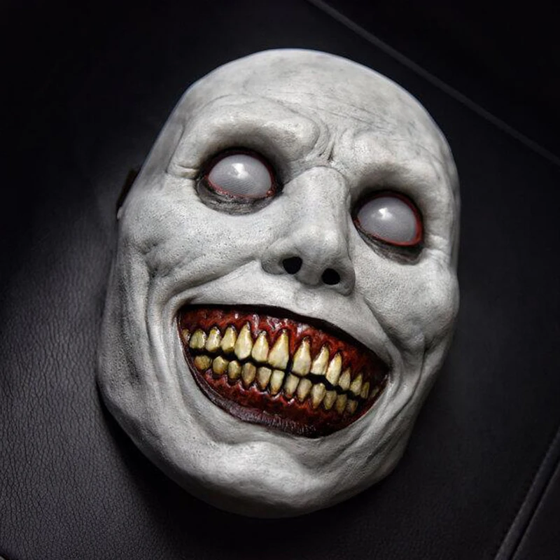 

Creepy Halloween Mask Smiling Demons Horror Face Masks The Evil Cosplay Props Headwear Dress Up Party Clothing Accessories Gifts