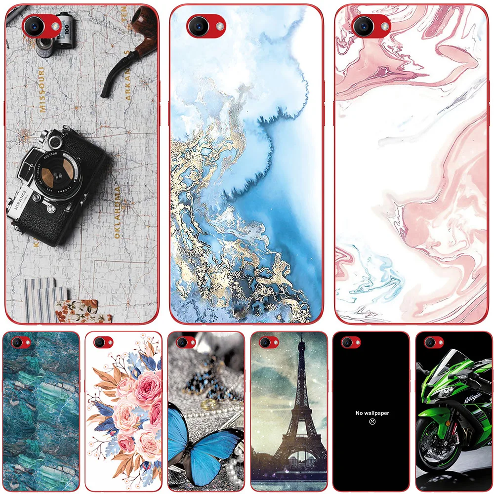 

Чехол-накладка для OPPO F5, F5 Youth (A73), F7, F7, F9, F9 Pro, с мраморным рисунком