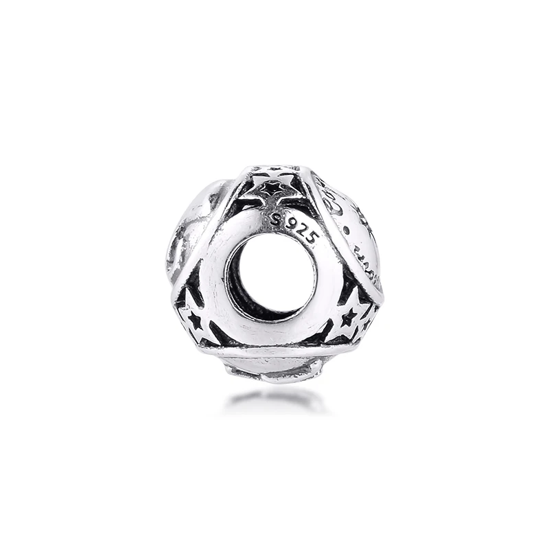 Подходит для Pandora Браслеты Козерог Знак зодиака кулон подвески 100% серебряные