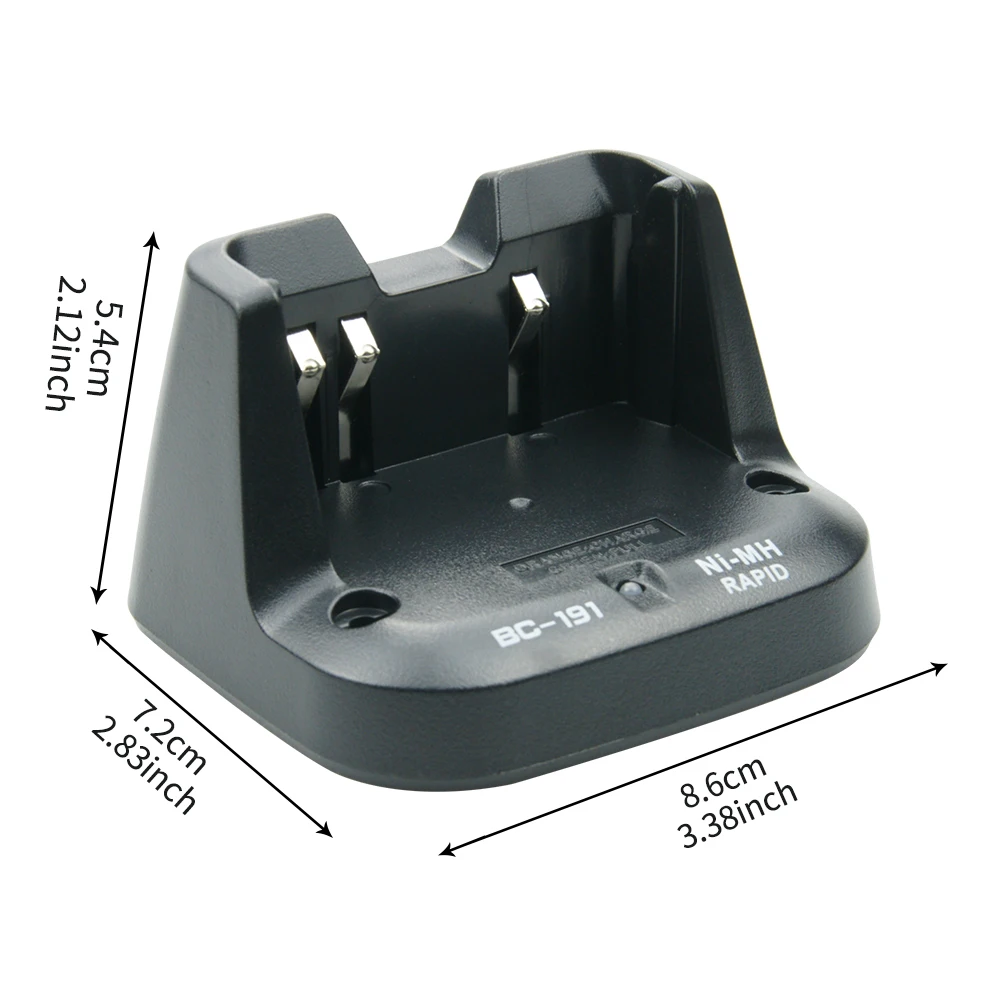 BC-191 Quick Charger for ICOM BP-264 IC-F3011 F4011 F3101D IC-V80 IC-T70 IC-F27SR F3002 F4002 F3001 F4001 F4003 Two Way Radio