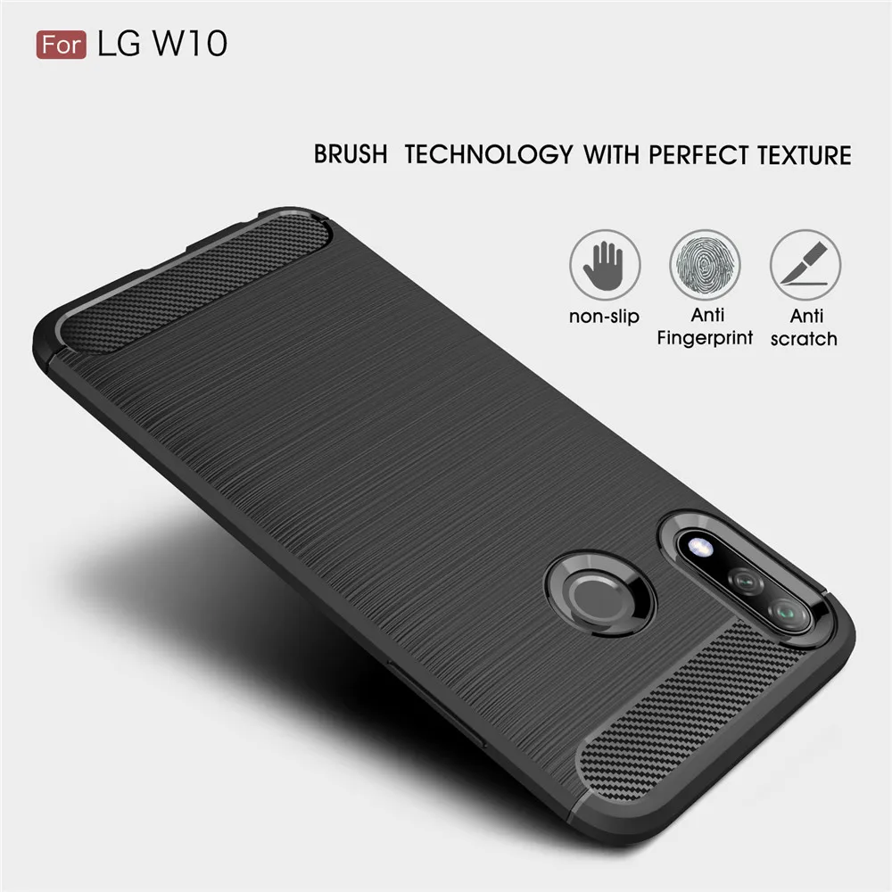 Для LG W10 чехол 6 19 дюйма роскошный полностью мягкий силиконовый из ТПУ