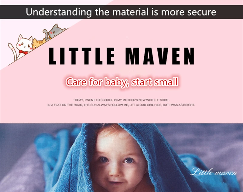 Little maven 2-7Years Осень Кролик Pattern Хлопок Малыш Девушка Комплект Одежды детская Осень Бутик Наряды Комплекты Для Ребенка