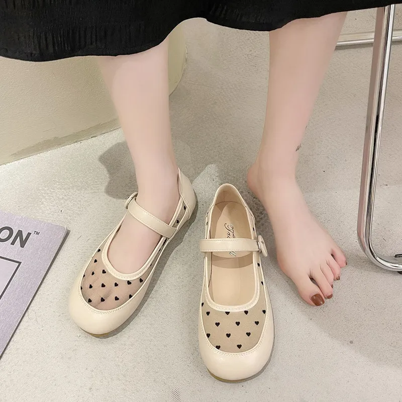 

Shoes Woman Flats Round Toe All-Match Shallow Mouth Casual Female Sneakers Modis Dress Summer Moccasin Comfortable New 2021 Leis