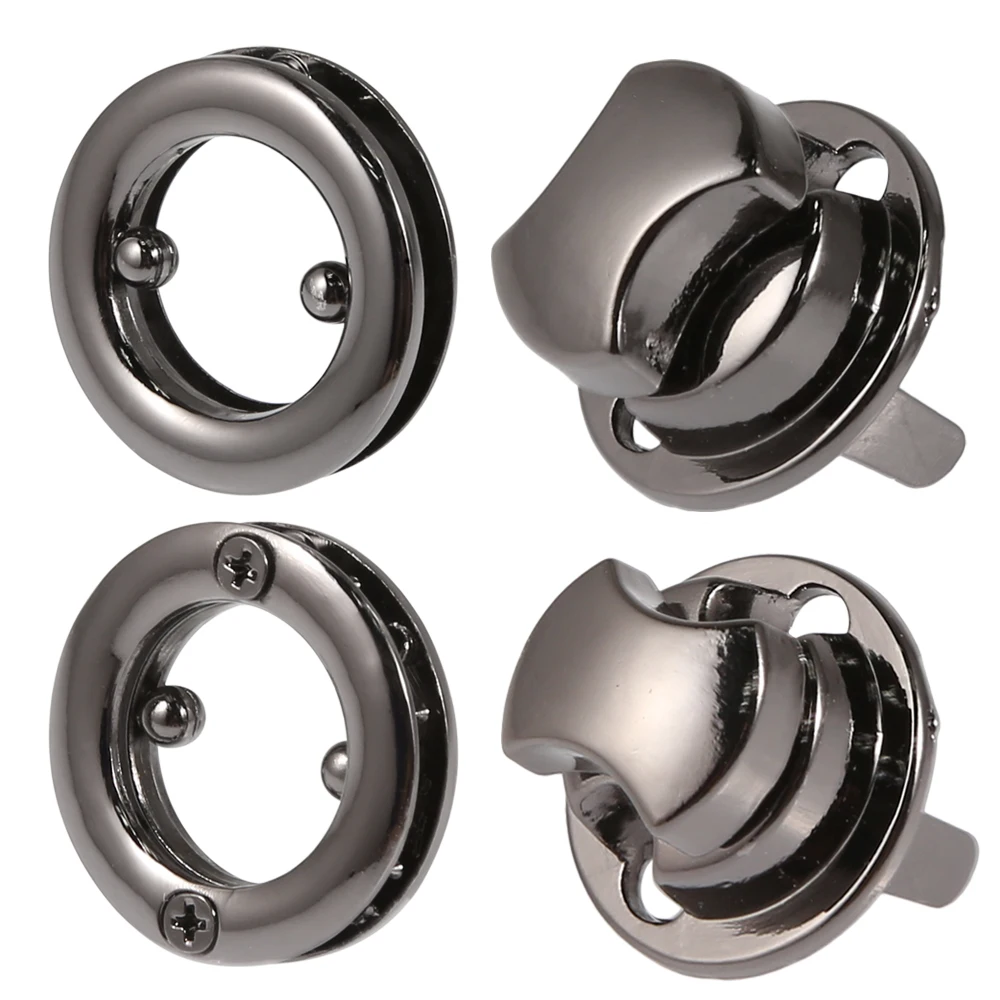 Металлическая круглая сумка 3 2 см с поворотным замком застежка кожаное ремесло