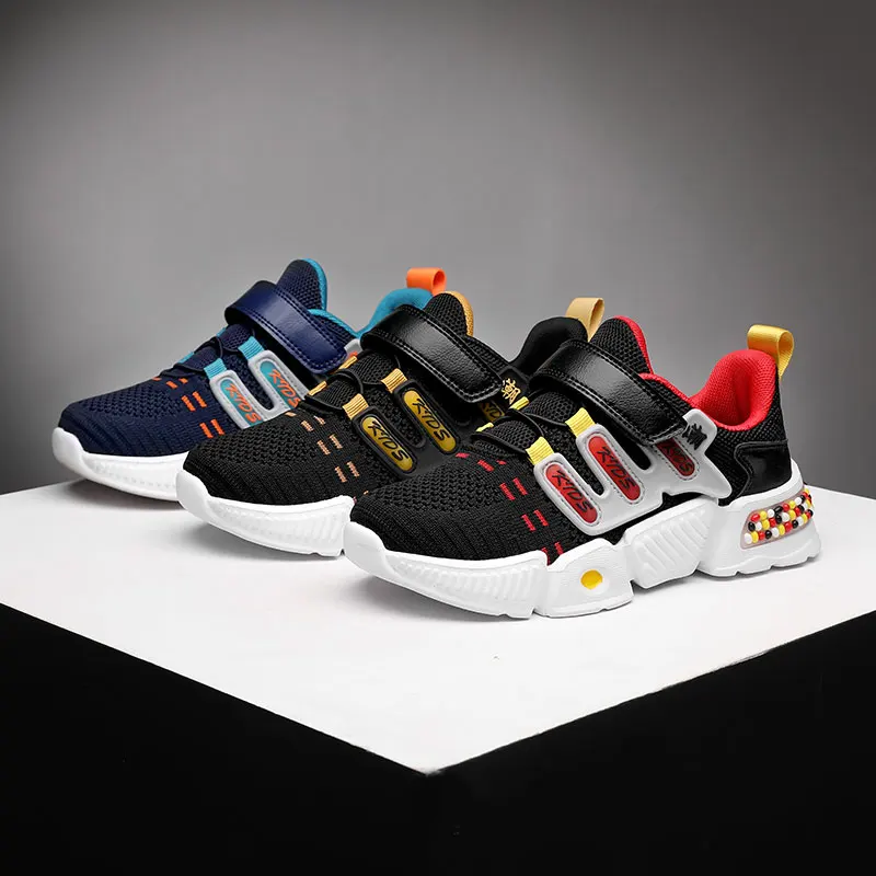 

2021 New Mesh Kids Sneakers Lightweight Children Shoes Casual Breathable Boys Shoes Non-slip Girls Sports Sneakers Size 28-39