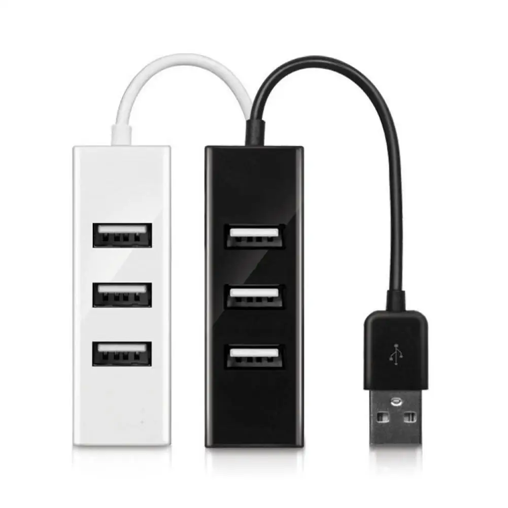 

Portable 4 Ports USB 2.0 Expansion Hub Splitter Adapter for PC Laptop Computer Desktop USB HUB