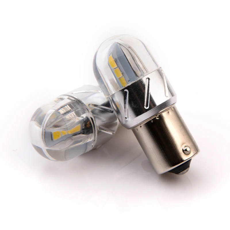 2 шт 1156 BA15S P21W led 3030 6SMD 4W авто DRL Автомобильный светодиодный сигнал поворота Стоп