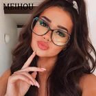 Черная оправа для очков, женские Квадратные прозрачные голусветильник оправы для компьютерных очков, винтажные прозрачные оптические очки, очки