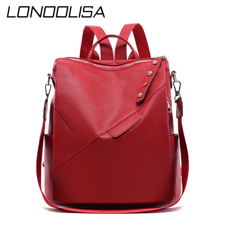 Многофункциональный Женский Повседневный рюкзак высокого качества из мягкой