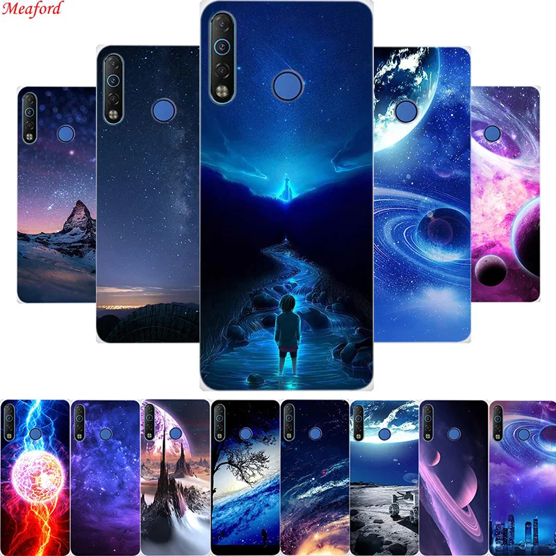 6 55 &quotЧехол для TECNO Camon 12 Air чехол Мягкая силиконовая задняя крышка телефона ТПУ Capas