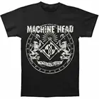 Мужская классическая Футболка крест Machine Head, маленькая черная