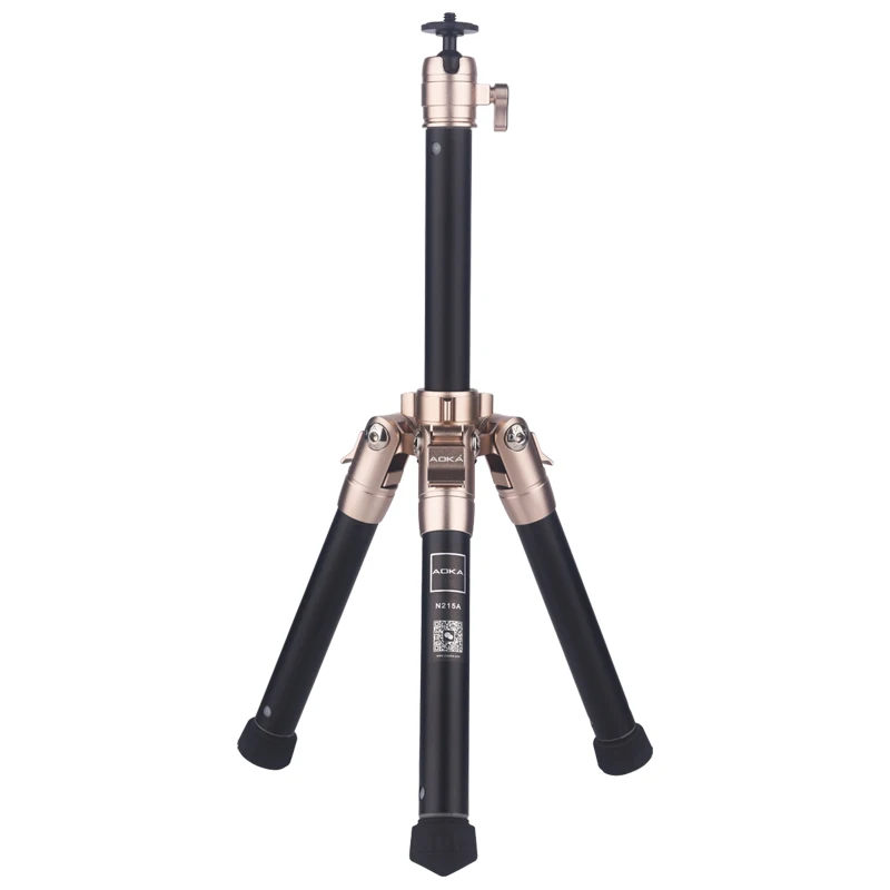 

AOKA N215A Aluminium Alloy Mini Tripod Phone Selfie Stick Flexible Table Tripod Camera Mini Tripod For Video Digital Camera