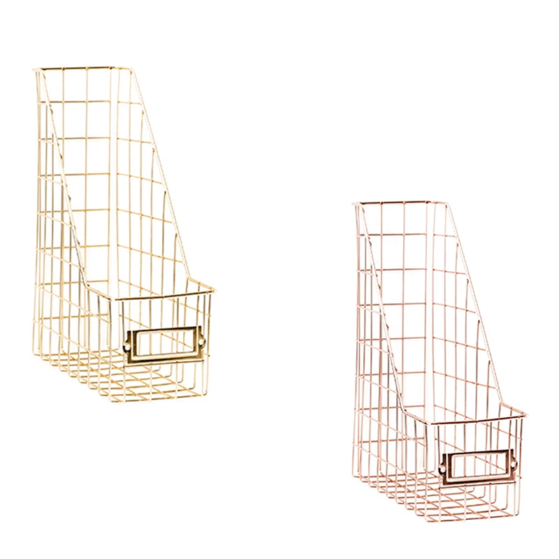 

File Holder Mesh Bedroom Stationery Desk Organizer Management Magazine Rack Stand Book Shelf