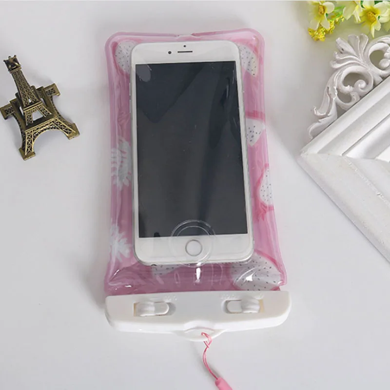 

PVC Transparent Waterproof Mobile Phone Bag Creative Fruit Figure Mobile Phone Waterproof Bag Swimming Diving Seal Bag