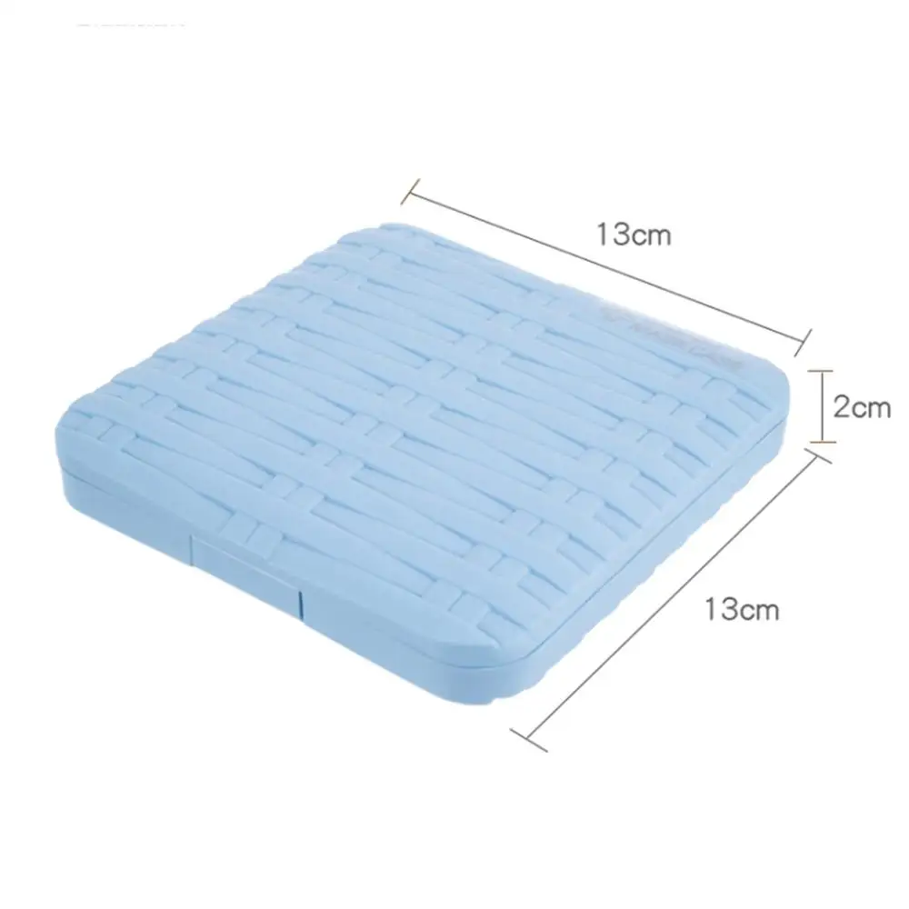 

Mask Storage Box Disposable Mask Case Cover Dustproof Organizer Portable Mouth Masks Weave Box Container
