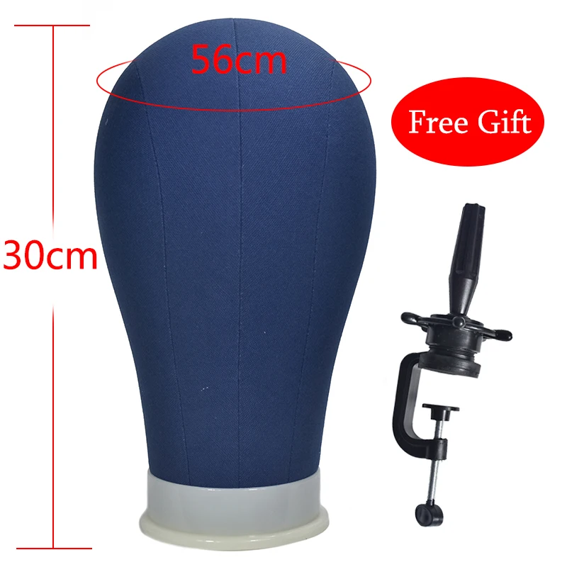 Тканевый блок для изготовления париков из полимерной головы уток/парик манекен