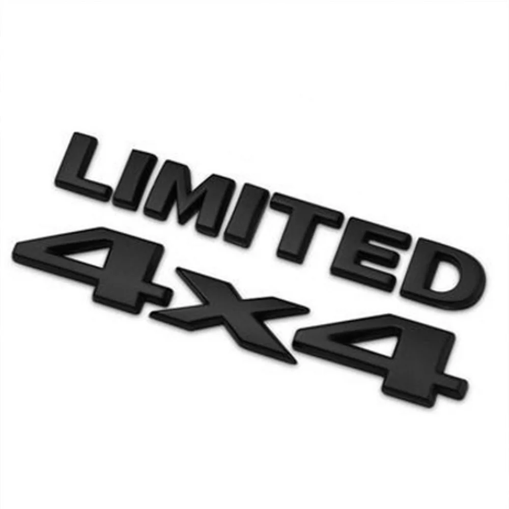 1 комплект 3D хромированные наклейки для автомобиля 4x4 ограниченная серия
