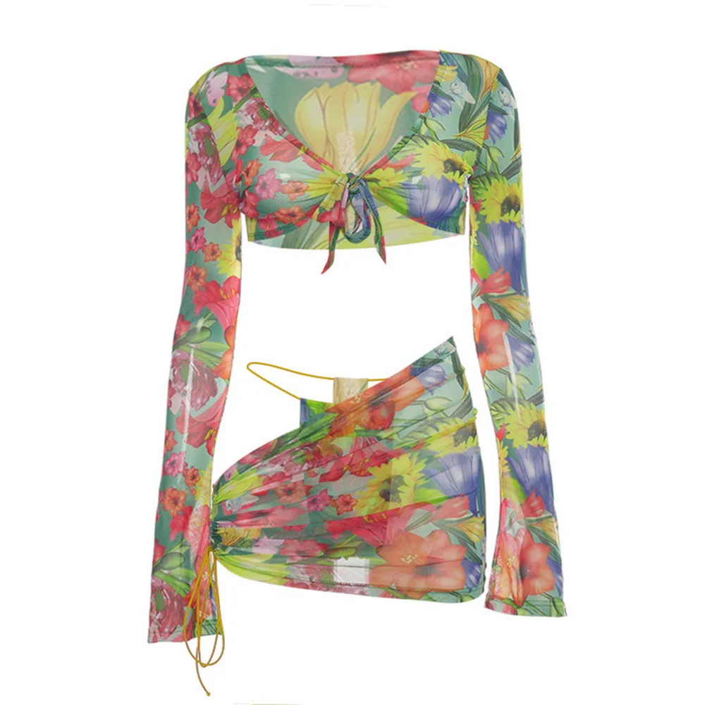 Цветочный бандаж на шнурке комплекты из 2 предметов праздничная Клубная одежда