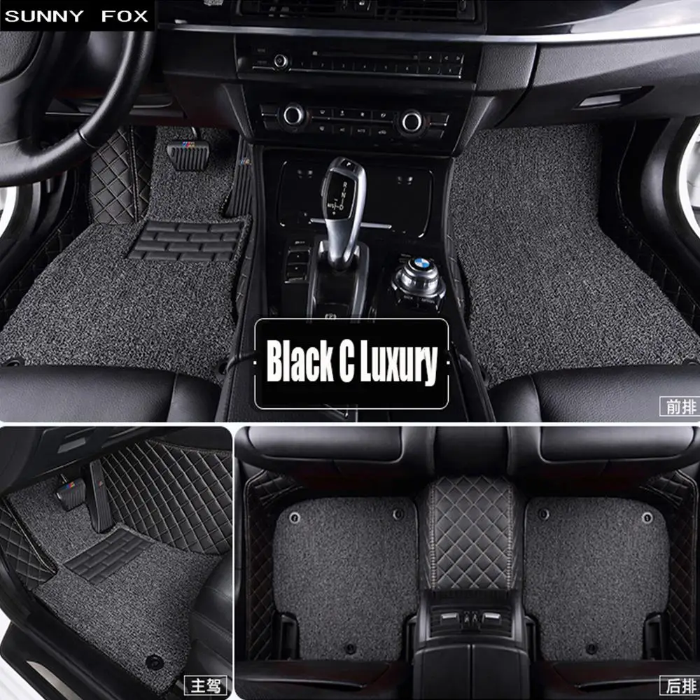 SUNNY FOX автомобильные коврики для hyundai акцент Верна Solaris Tucson ix35 Santa Fe чехол ног