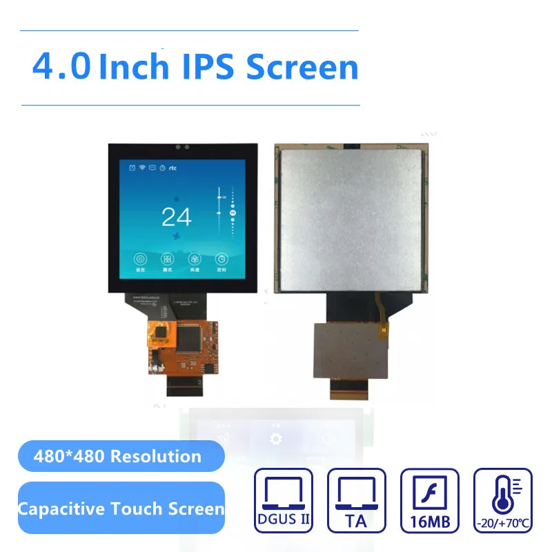 4 0 дюймовый ЖК-модуль 480x480 16 7 М цветной IPS экран CTP сенсорный TTL умный дисплей