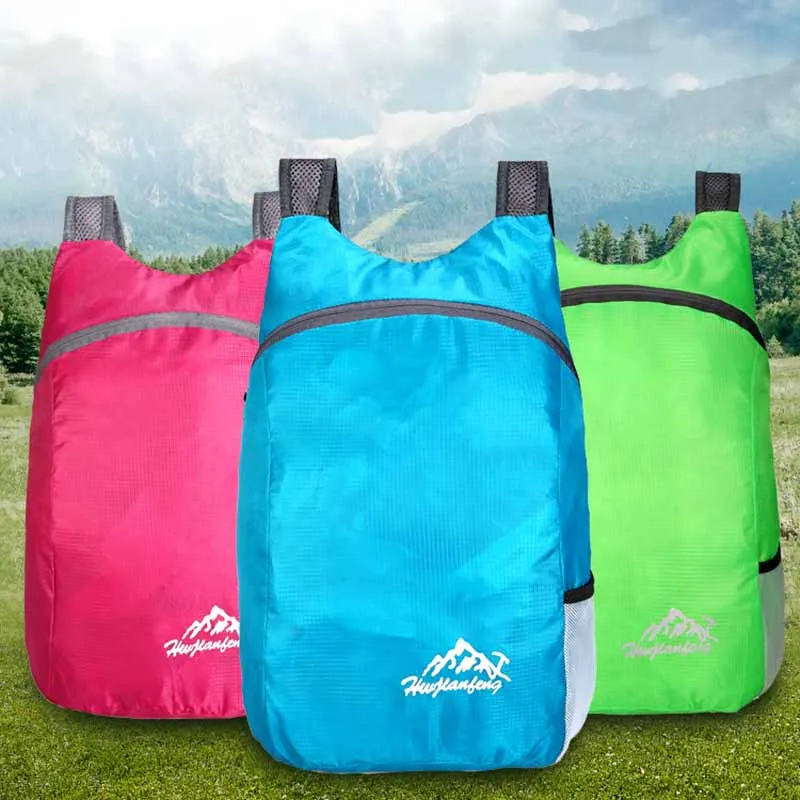 

20L Waterproof Backpack Ultralight Foldable Bag Breathable Shoulder Strap Outdoor Camping Hiking Backpack With Storage Bag 2020
