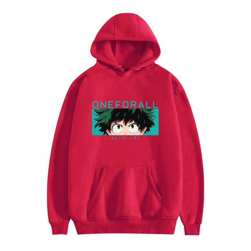 

My Hero Academia Cute Anime Printed Hoodie Woman 2021 Comfort Simple Hooded Harajuku Casual Hoodies Fashion Lace-up Women Hoody