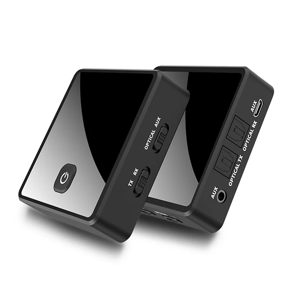 

HD Low Latency Bluetooth 5.0 Audio Transmitter Receiver Music Wireless Audio Adapter for TV PC Wireless Adapter 3.5mm Aux Jack