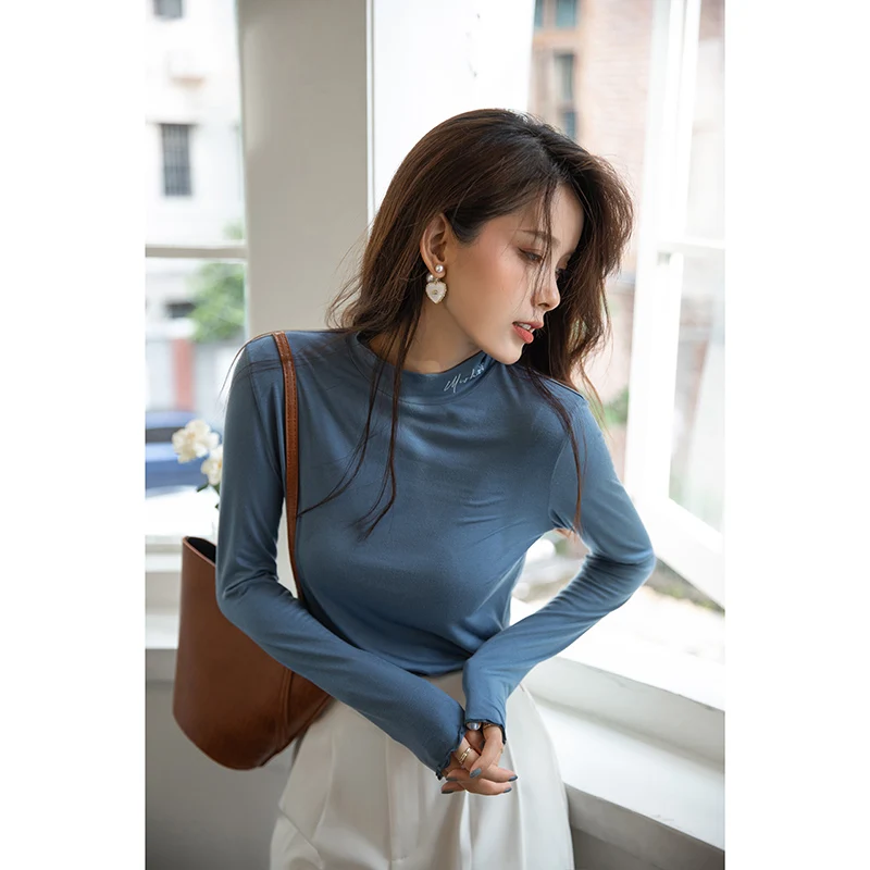 Футболка женская с длинным рукавом весна-осень MXA34Z0096 |