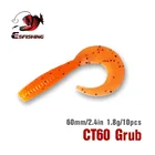 Рыболовная приманка KESFISHING CT60 60 мм, 1,8 г, 10 шт., Мягкая приманка для ловли карпа