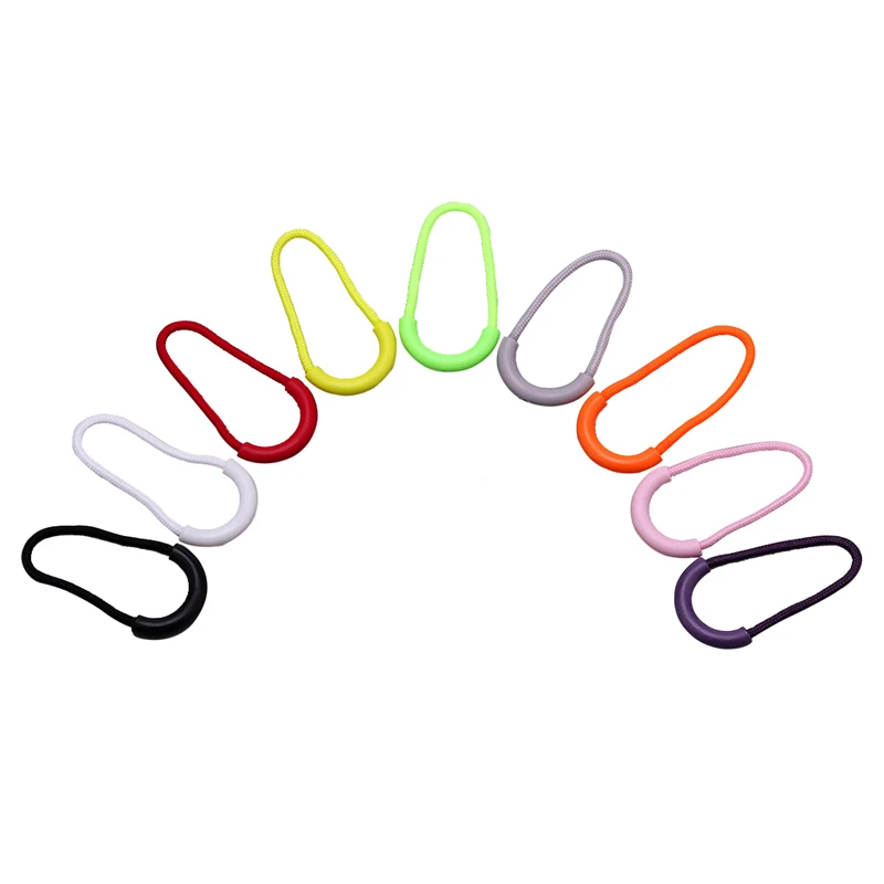 1000 шт./упак. разноцветные U образные цветные силиконовые резиновые молнии