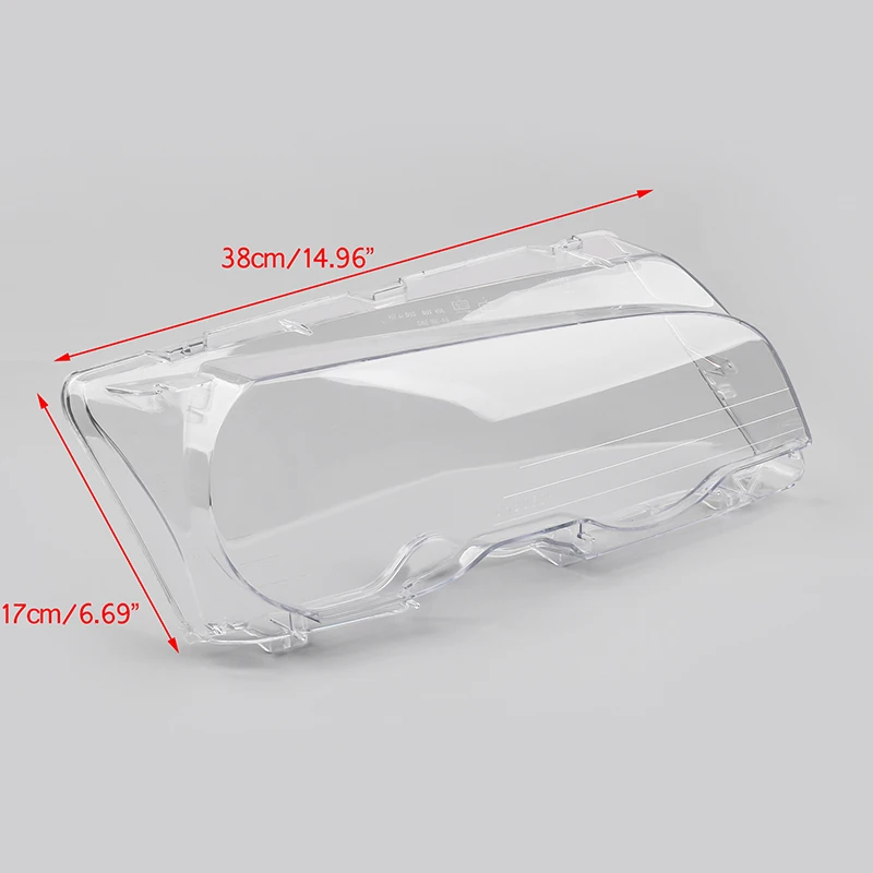 

Suitable for BMW 3 Series E46 98-01 2 door headlight glass cover plastic headlight shell PC transparent BMW new