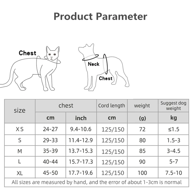 

Cute Navy Outfit Chihuahua French Bulldog Dog Harness Adjustable Puppy Cat Harness Pet Small Dog Vest for Dogs Walking Training