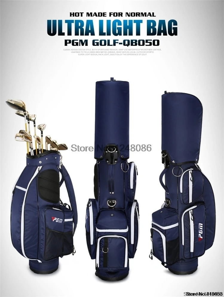 Pgm Выдвижная сумка для гольфа подставка для дисков Caddy подушка безопасности нейлоновая сумка для гольфа дорожная авиационная посылка большая емкость D0479
