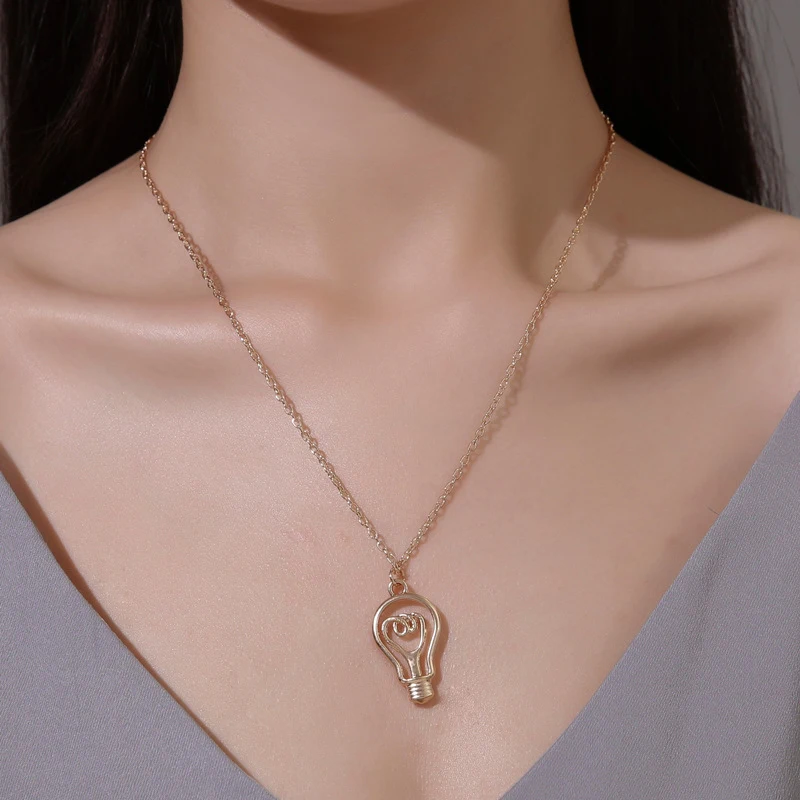 Креативный тренд открытое ожерелье с подвеской Дамская цепочка на свитер