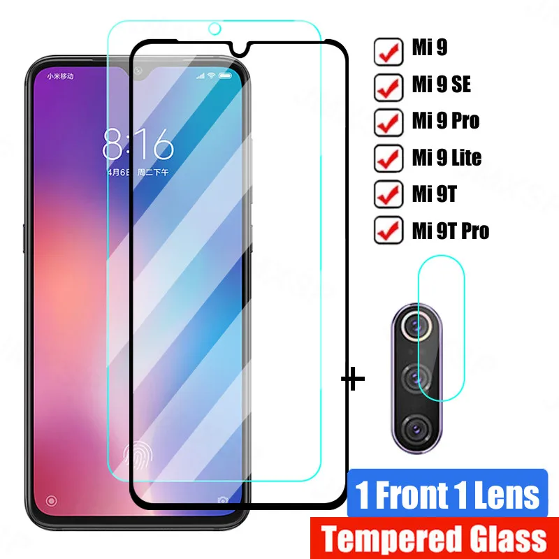 Закаленное стекло для Xiaomi Mi 9 9T Pro Защитное Lite SE объектив камеры стеклянная пленка