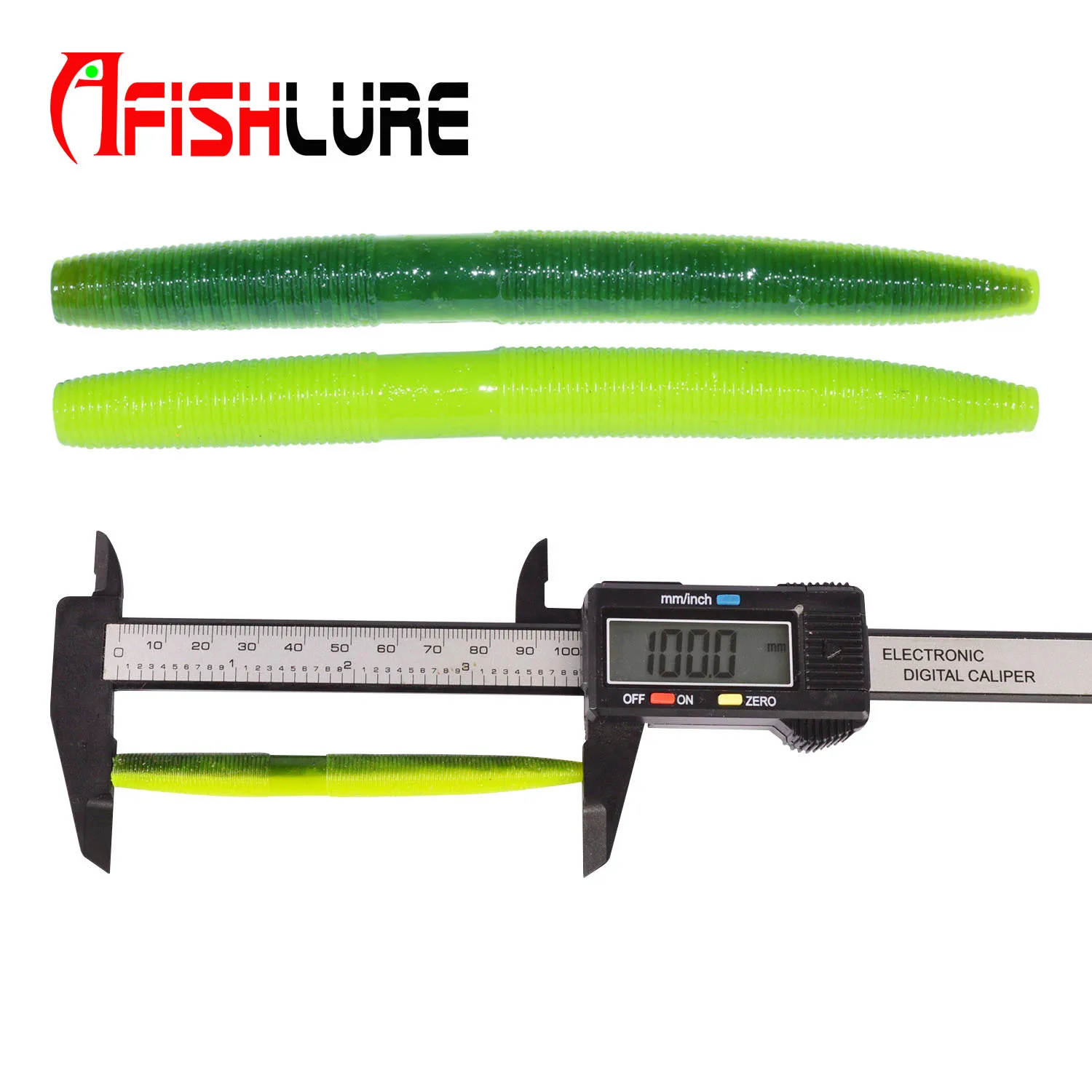 

Afishlure Senkos Worms Wacky Neko Rig 10cm/6.5g 8pcs Pack Soft Grub Lures Worm Baits Trout Bass Fishing Soft Plastics 4"