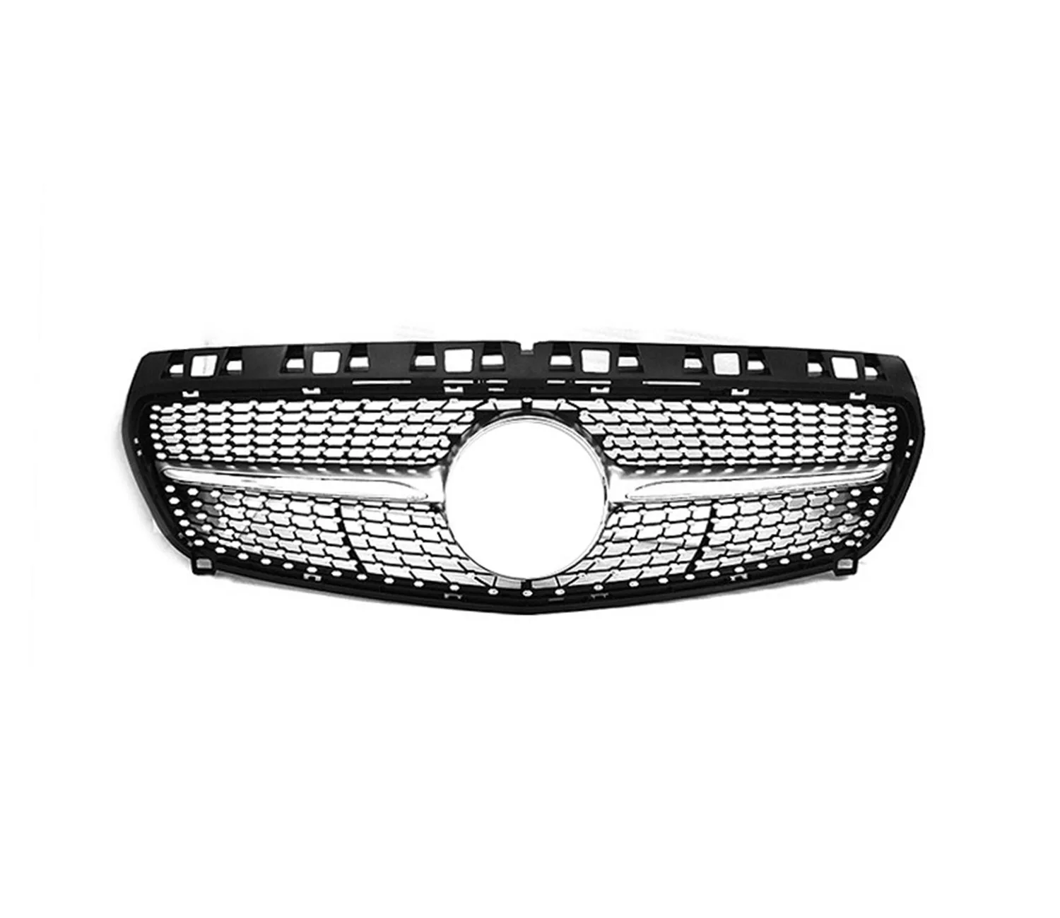 

Front Grille and Front Bumper Trailer Cover For2013-2015 Benchi A-Class W176 Gypsophila Grille Diamond Grille