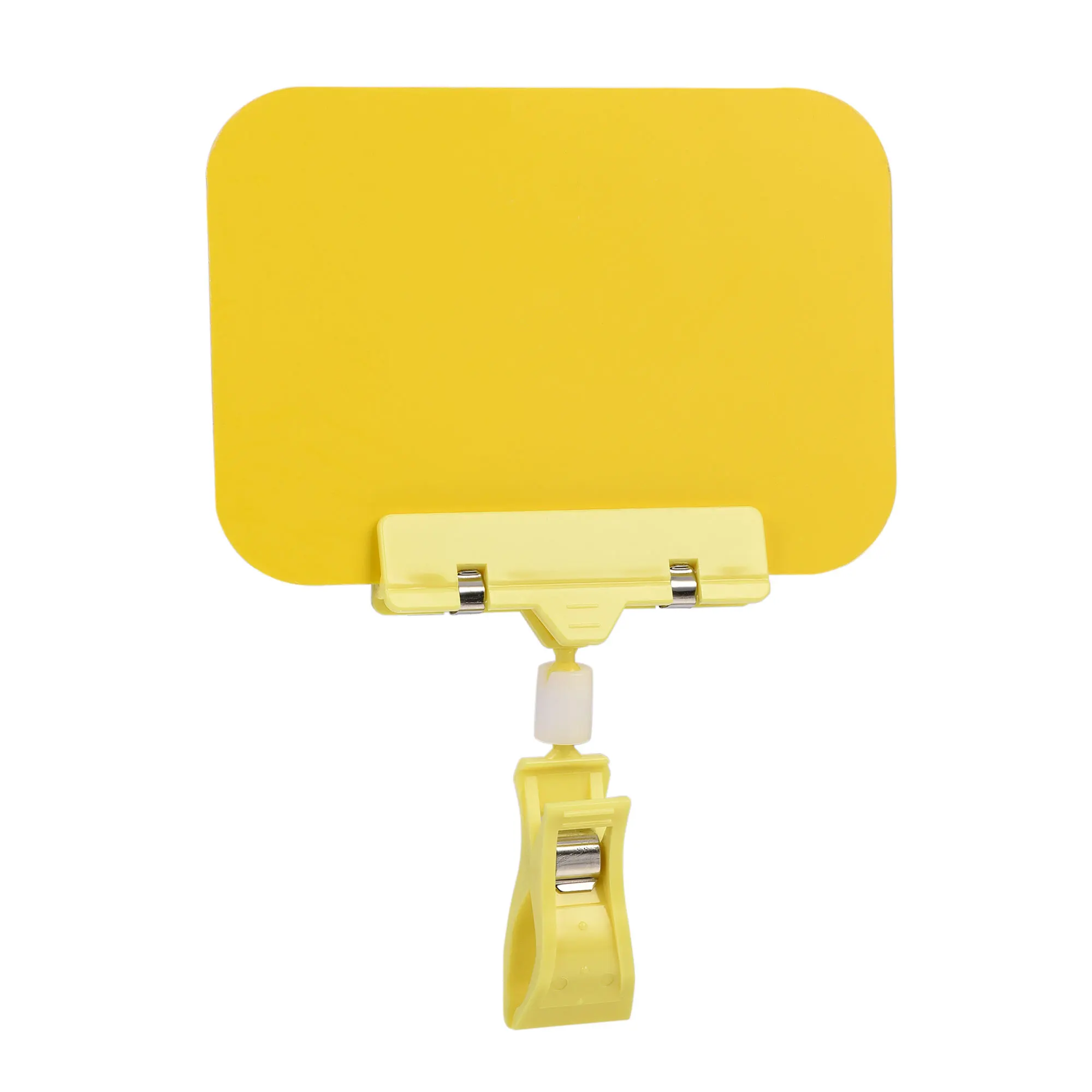 

Uxcell товарный знак, зажим, вращающийся ценник с желтой платой 8x11 см, 3 шт.