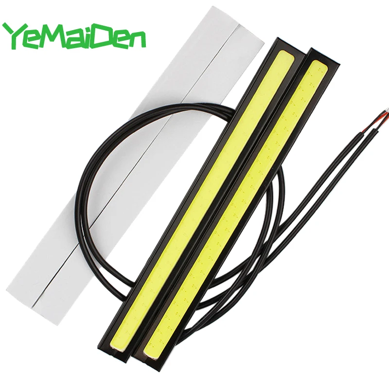 

17CM LED COB Bulb 12V 6000K DRL Car Styling Strip Waterproof COB LED Working Light Driving Daytime running Light Super White