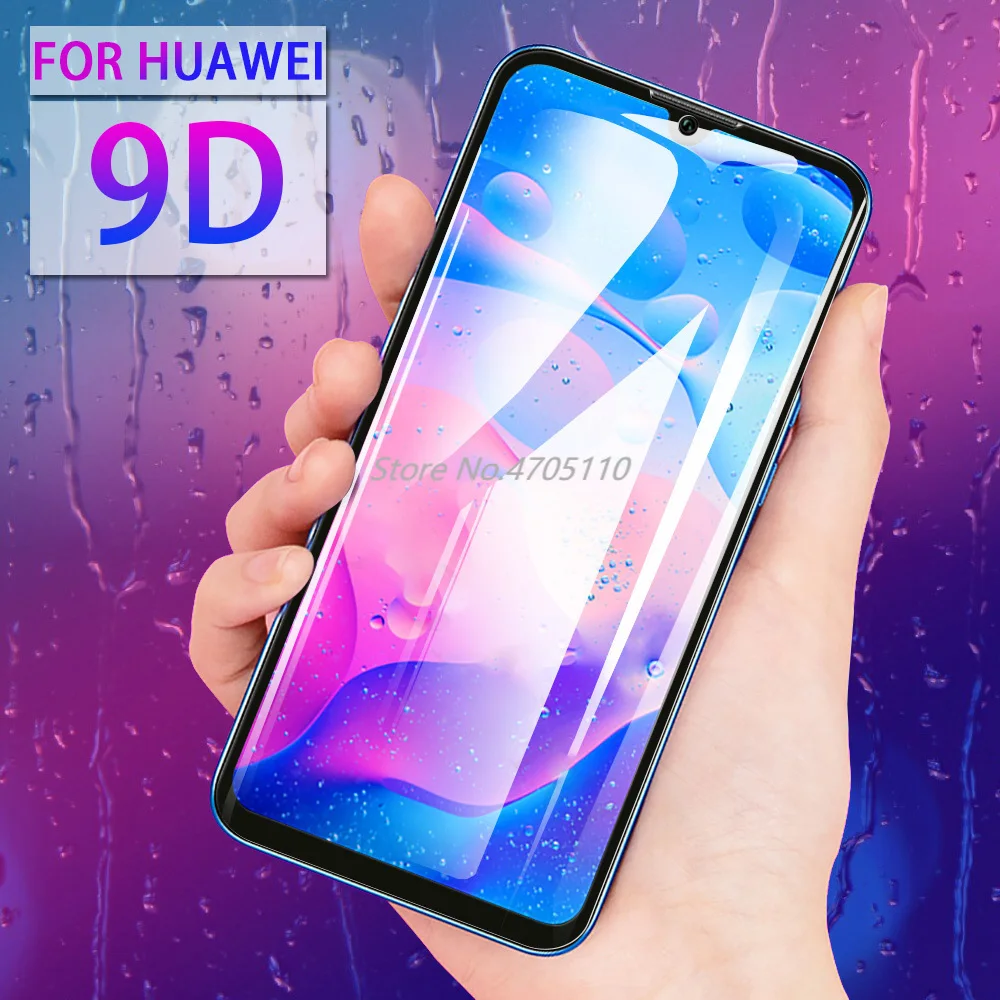Защитное стекло закаленное 9D для Huawei Honor 10 Lite/8X/8A/8C/7A/7C|Защитные стёкла и плёнки