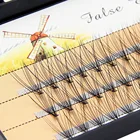 Накладные ресницы 10D20D30D натуральные длинные черные с эффектом 3D