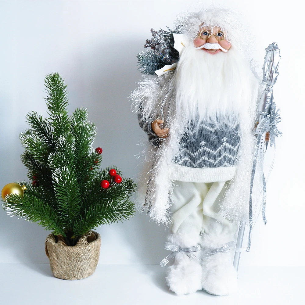 Большой Санта-Клаус плюшевые куклы игрушка украшение для елки подарок рукоделия