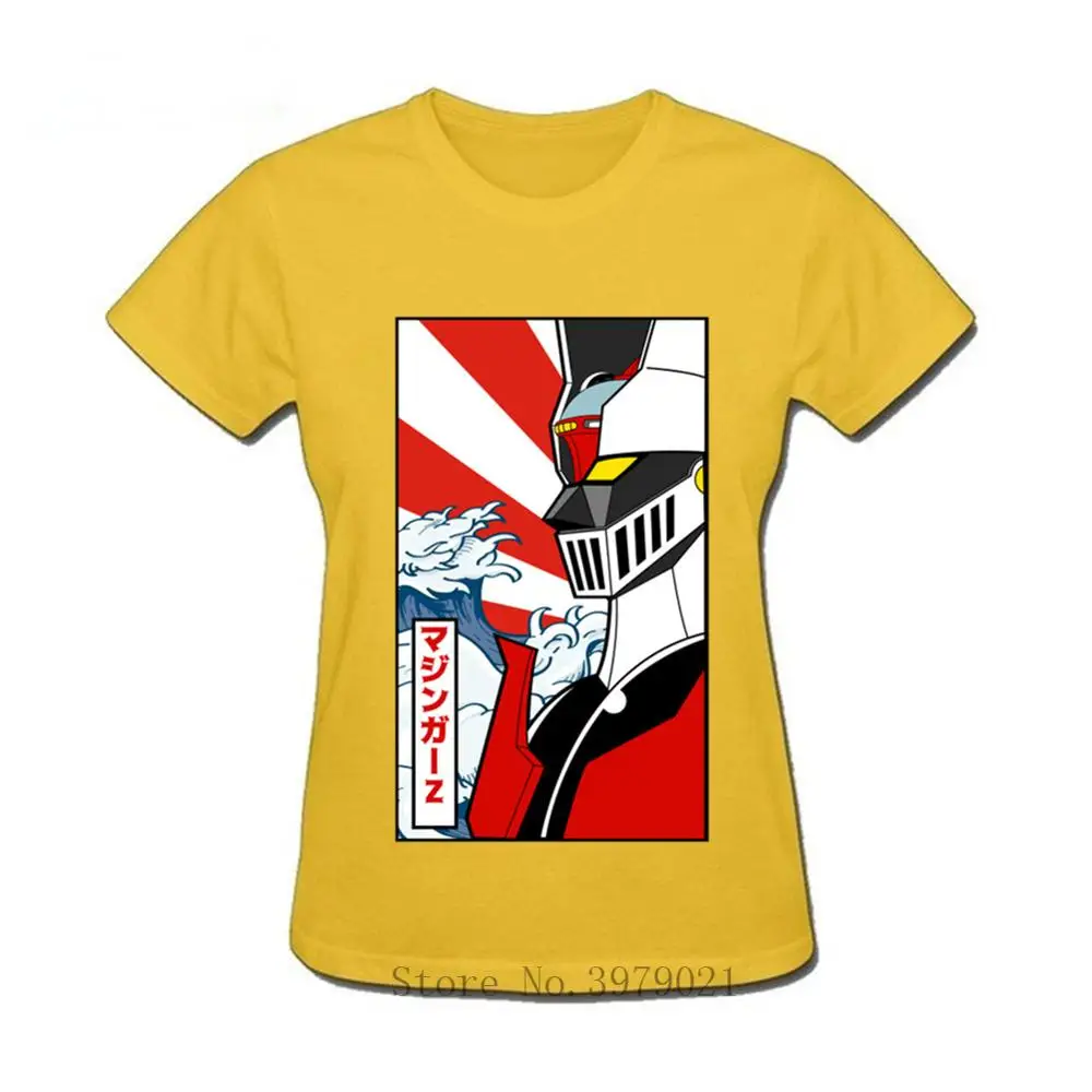 Футболка Mazinger Z с аниме женская футболка женские топы для девочек одежда