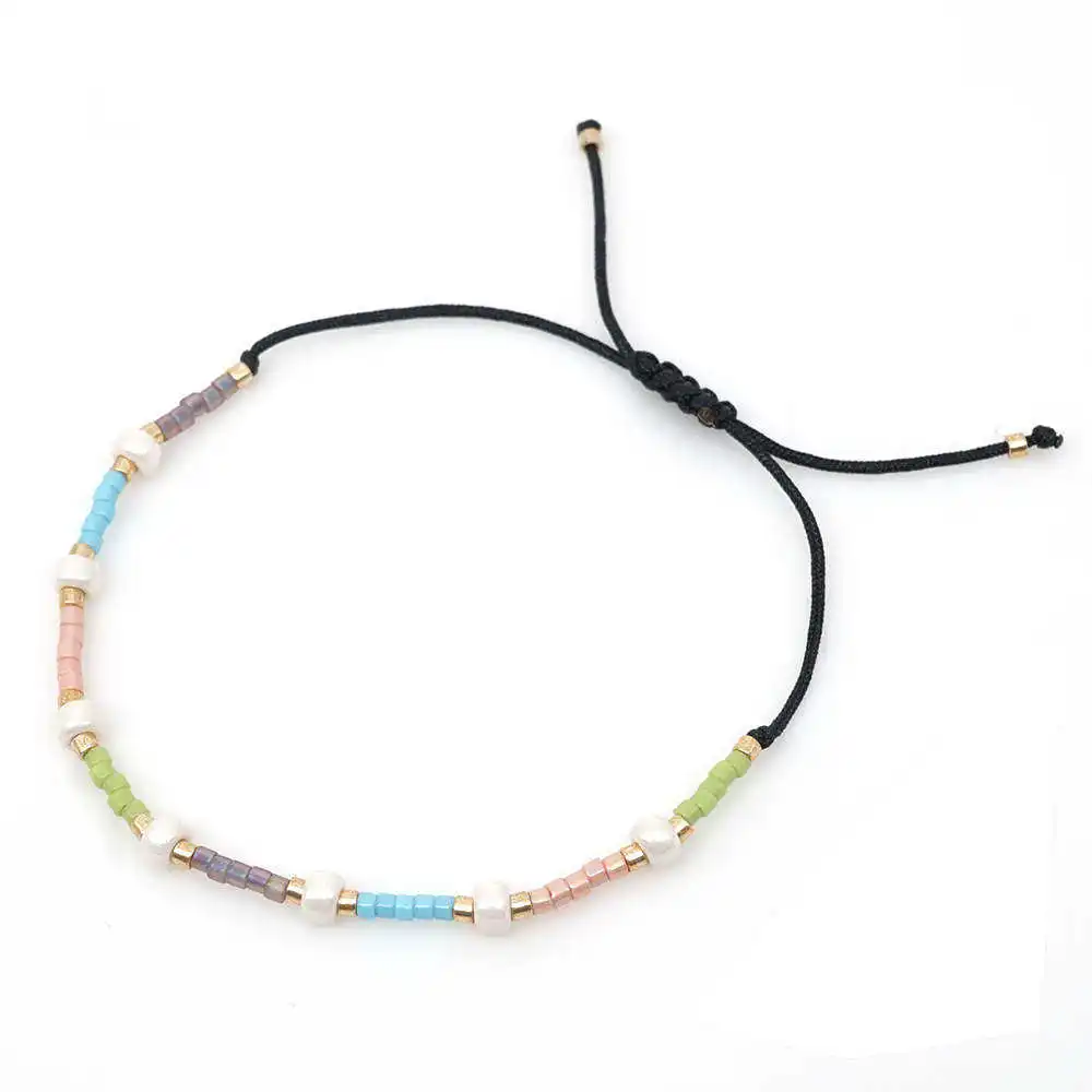Go2boho MIYUKI Heart Bracelet Pulseras Mujer Moda Летний Пляжный золотой браслет в виде ракушки для женщин Boho шикарные ювелирные изделия ручной работы Diy - Окраска металла: MI-B190381A