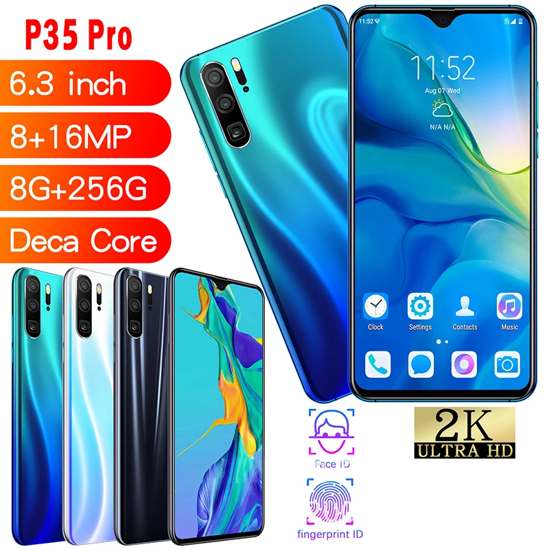 Android мобильный телефон 6 3 &quotFace ID HD экран 6G + 128G rom 8MP 16MP четырехъядерный 2000mAh 5MP