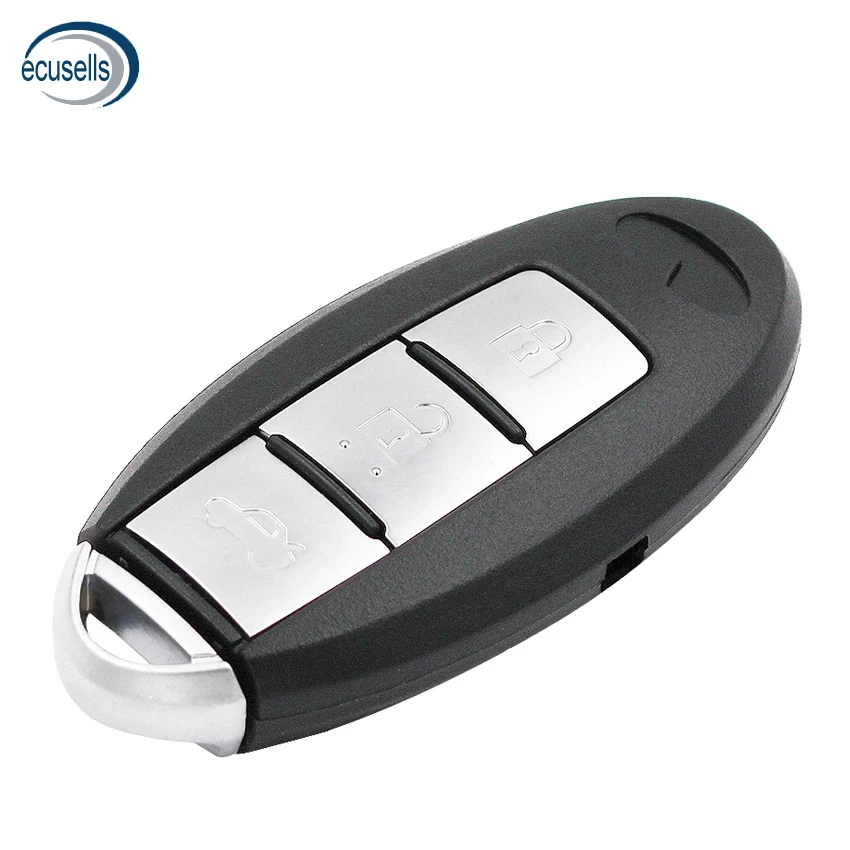 Пустой чехол для автомобильного ключа с 3 кнопками дистанционным управлением