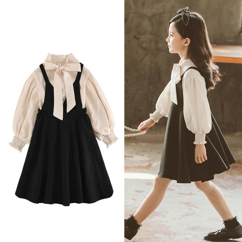 

Menoea Spring Autumn Clothes for Teen Girls Fashion Fall Bow Princess Dresses Toddler Baby Girl Casual Clothing 4 5 7 9 11 13
