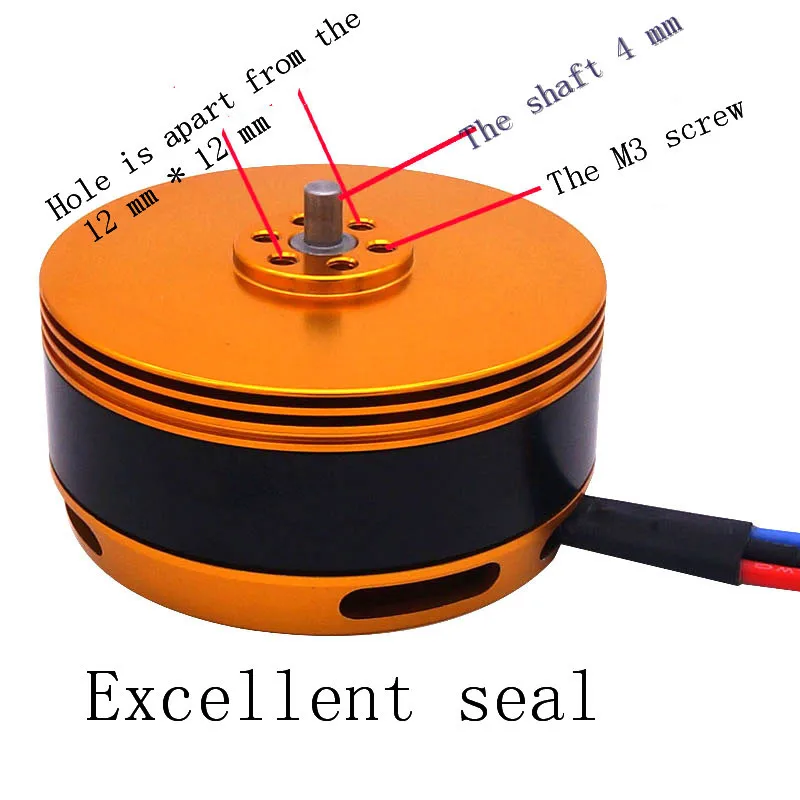 Бесщеточный мотор с внешним ротором 5010 кв для сельского хозяйства защитные