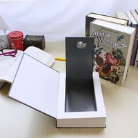 fake book storage box mini safe box dictionary book bank money jewellery hidden secret security locker with key or password lock